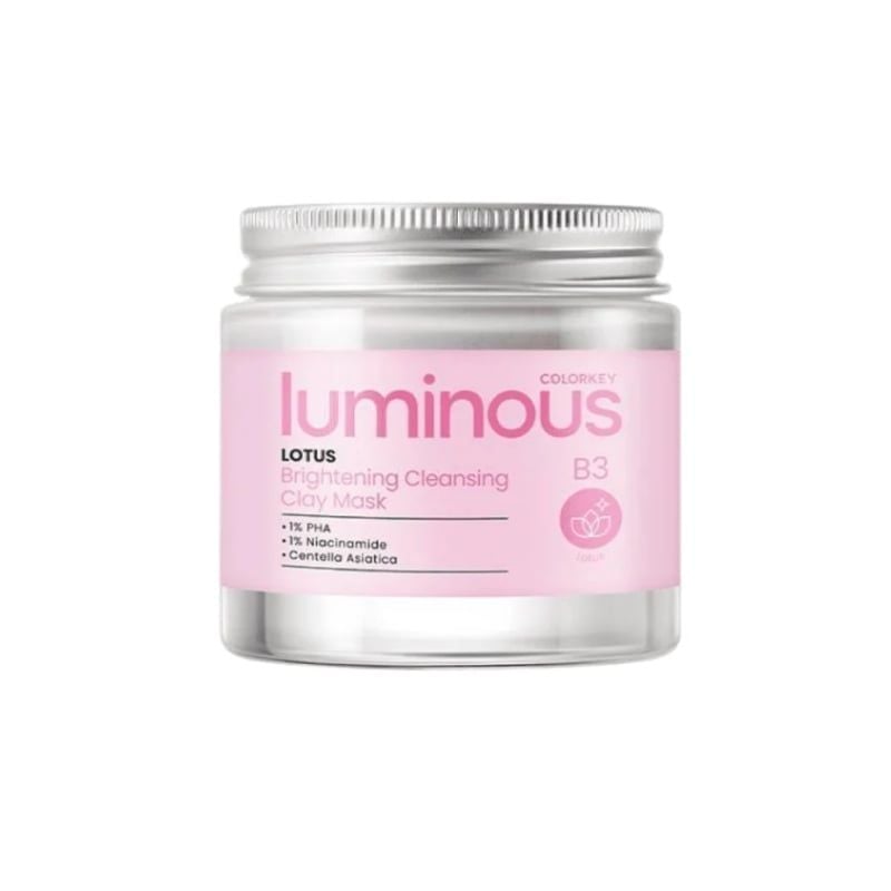 Mặt Nạ Bùn Khoáng Colorkey Làm Sạch Sâu Luminous Lotus Brightening Cleansing Clay Mask 60g
