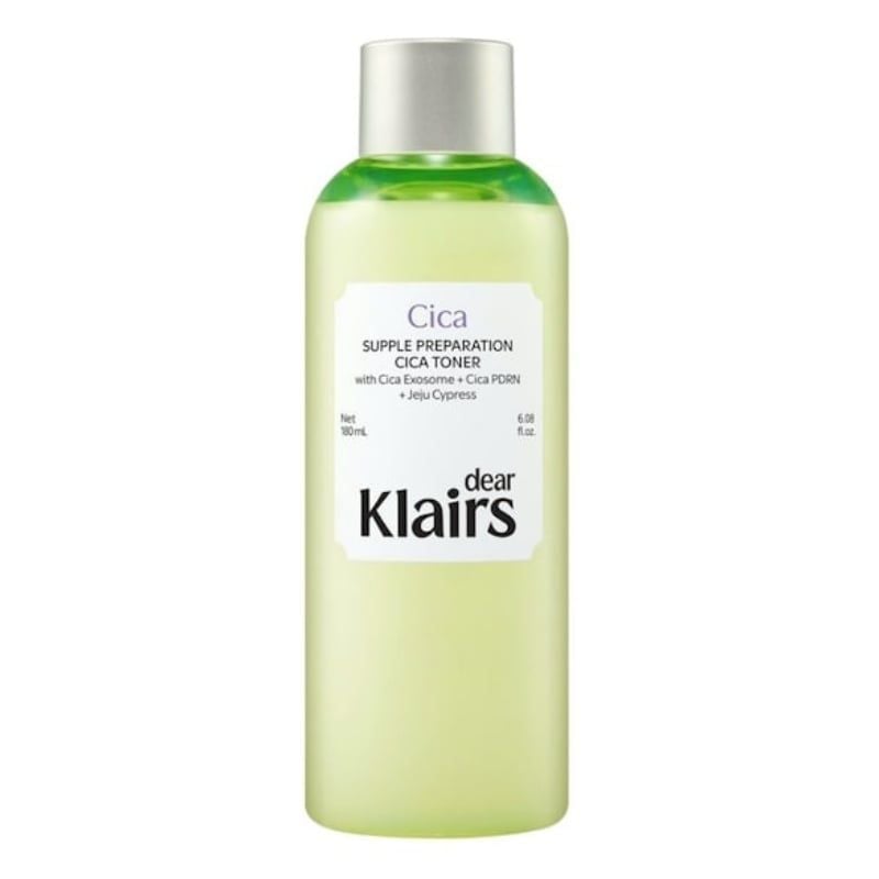 Nước Hoa Hồng Dear Klairs Làm Dịu, Hỗ Trợ Phục Hồi Da Supple Preparation Cica Toner 180ml