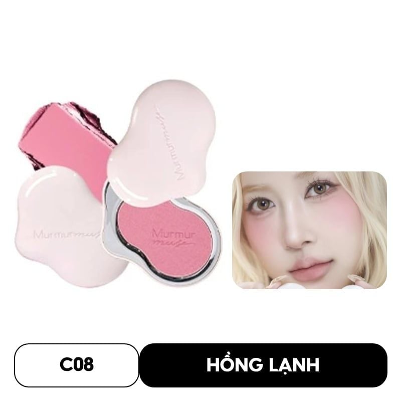 Phấn Má Hồng Murmurmuse Đám Mây Mịn Lì Light Powder Cream Blush 5g