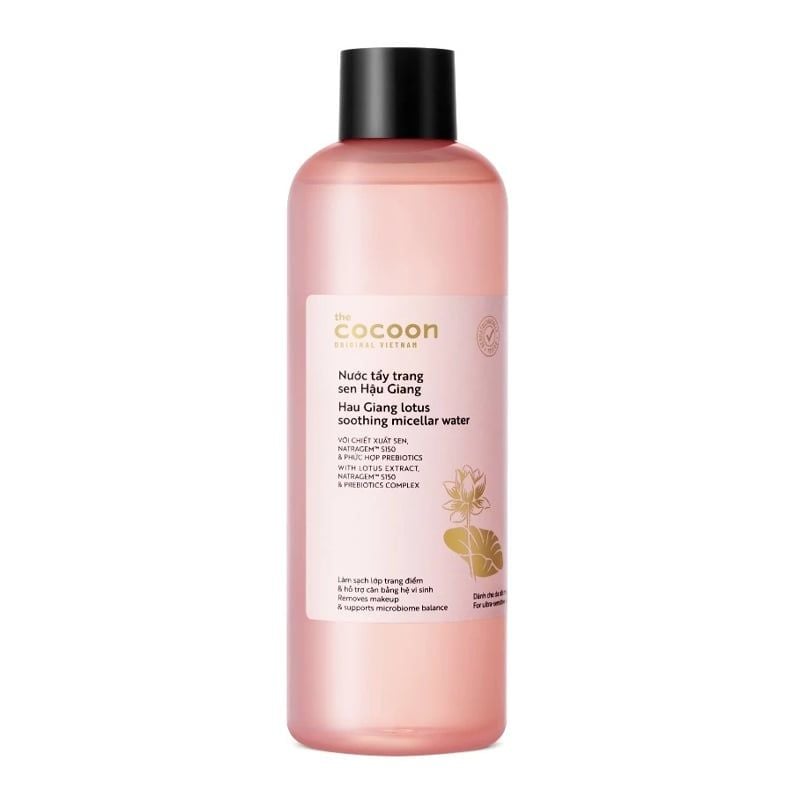 Nước Tẩy Trang Cocoon Sen Hậu Giang Hau Giang Lotus Soothing Micellar Water 500ml