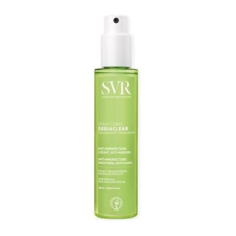  [Gift] Xịt Hỗ Trợ Giảm Mụn Lưng & Cơ Thể SVR Mờ Thâm Mụn Sebiaclear Spray Corps 150ml - Trị Giá 455k 