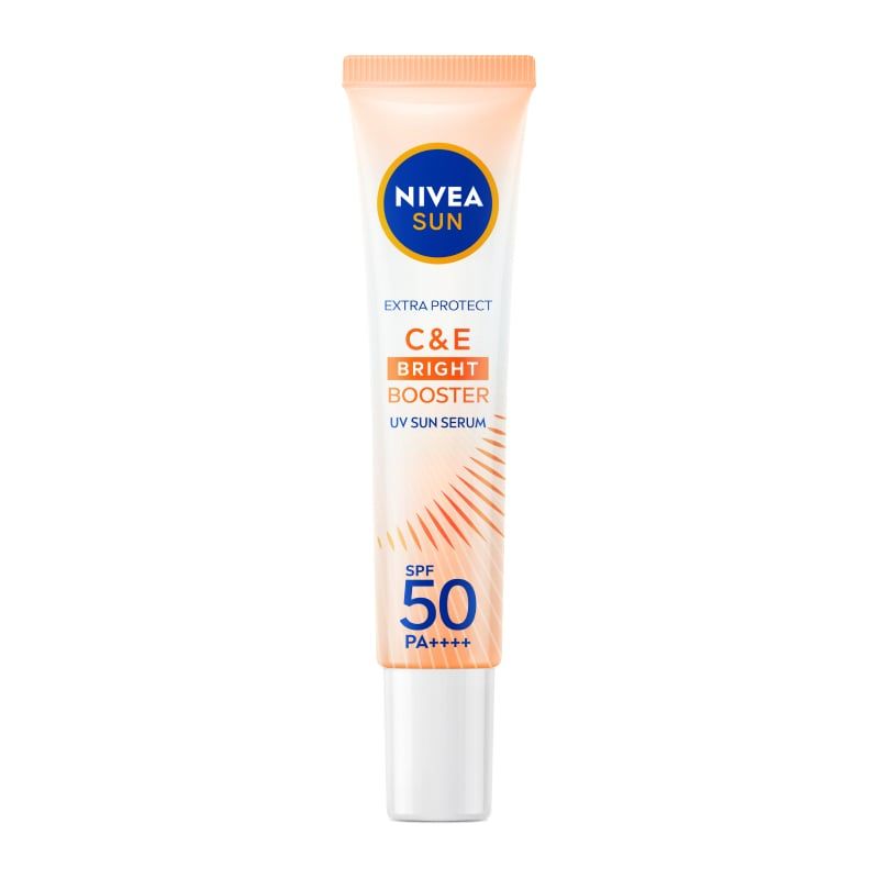 Serum Chống Nắng Hỗ Trợ Dưỡng Sáng Da Nivea Sun Extra Protect C & E Bright Booster Uv Sun Serum SPF50+ PA++++ 30ml