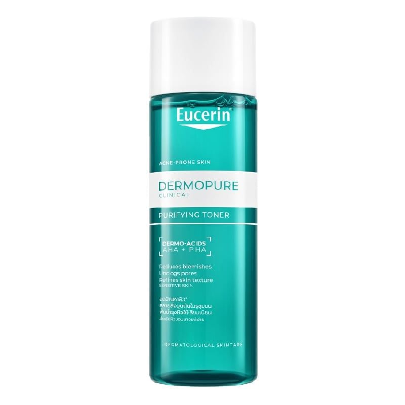Nước Hoa Hồng Eucerin Dành Cho Da Mụn Eucerin Dermopure Clinical Purifying Toner 200ml