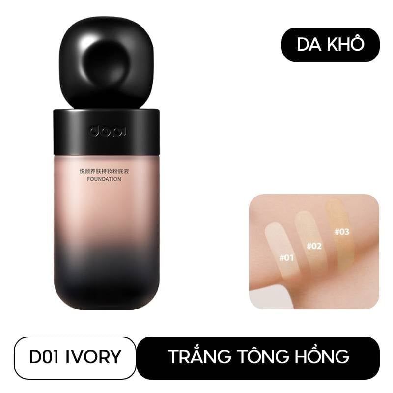 Kem Nền Dopi Che Phủ Cao, Lâu Trôi, Mỏng Nhẹ Tự Nhiên Radiant Skin-Nourishing Long-Wear Foundation 35ml