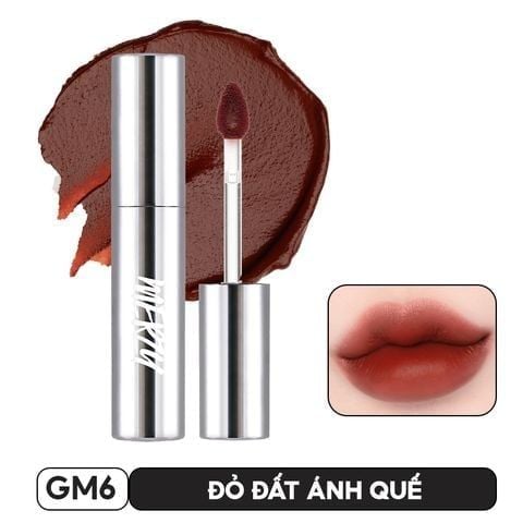 [KHẮC SON] Son Kem Lì Mềm Mịn, Lâu Trôi Vỏ Bạc Merzy The Glam Mellow Tint 4g