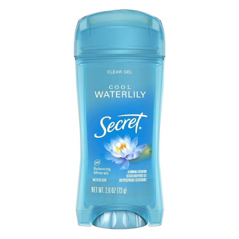 Gel Khử Mùi Và Giảm Tiết Mồ Hôi Dành Cho Nữ Secret Clear Gel Antiperspirant Deodorant #Cool Waterlily 73g
