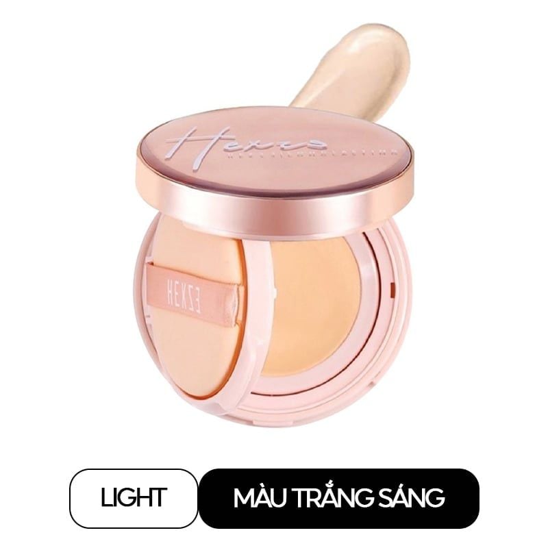 [Set 2 Lõi] Phấn Nước Hexze Lâu Trôi, Mỏng Nhẹ Brightening Longlasting Cushion Foundation 15gx2