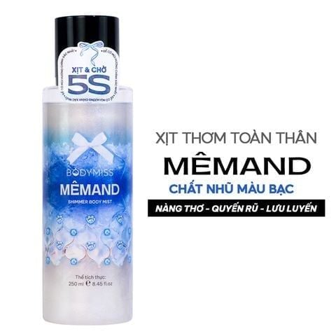  [Gift] Xịt Thơm Toàn Thân Bodymiss Hương Nước Hoa Có Nhũ, Kim Tuyến Shimmer Body Mist #MÊMAND - Trị Giá 139k 