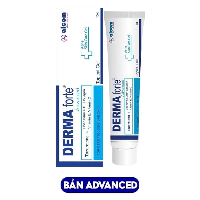 Gel Derma Forte Topical Gel 15g Hỗ Trợ Giảm Mụn, Giảm Thâm 15g
