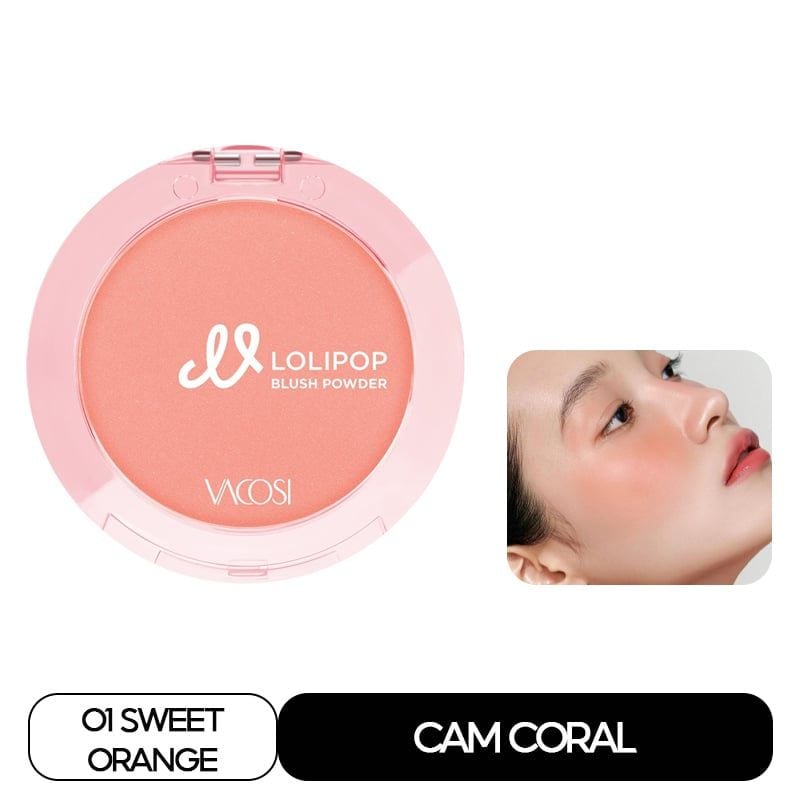 Phấn Má Hồng Vacosi Lolipop All Day Blush 5.6g