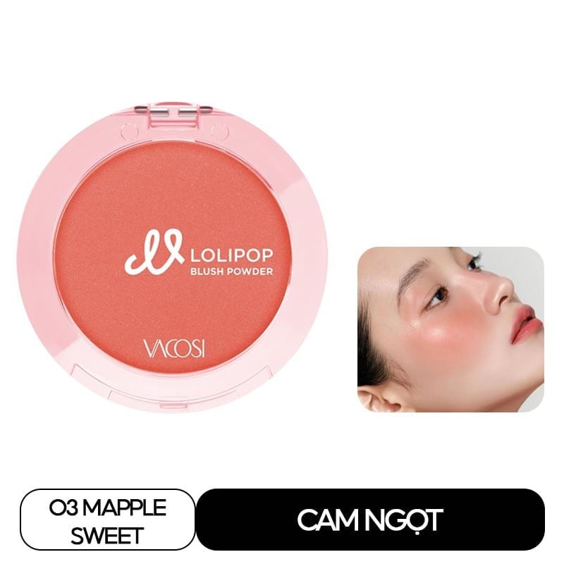 Phấn Má Hồng Vacosi Lolipop All Day Blush 5.6g