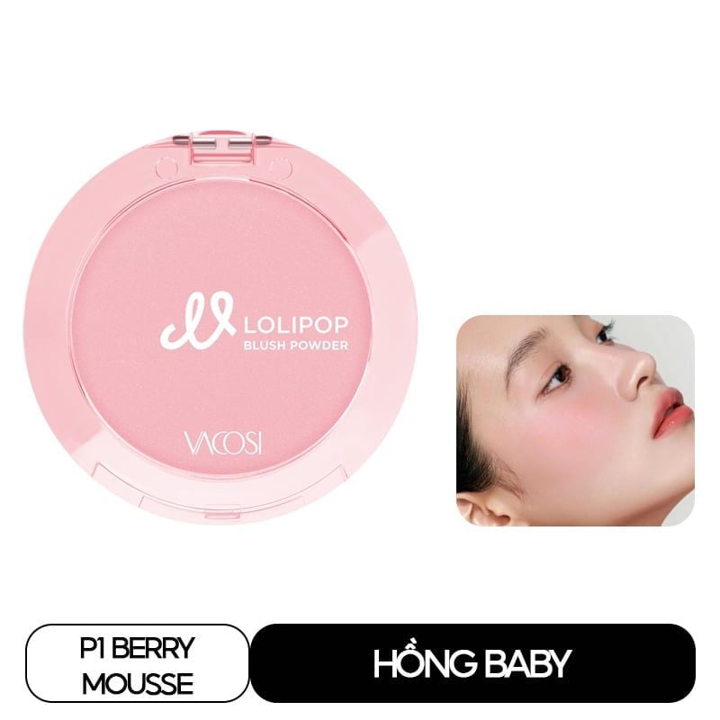 Phấn Má Hồng Vacosi Lolipop All Day Blush 5.6g
