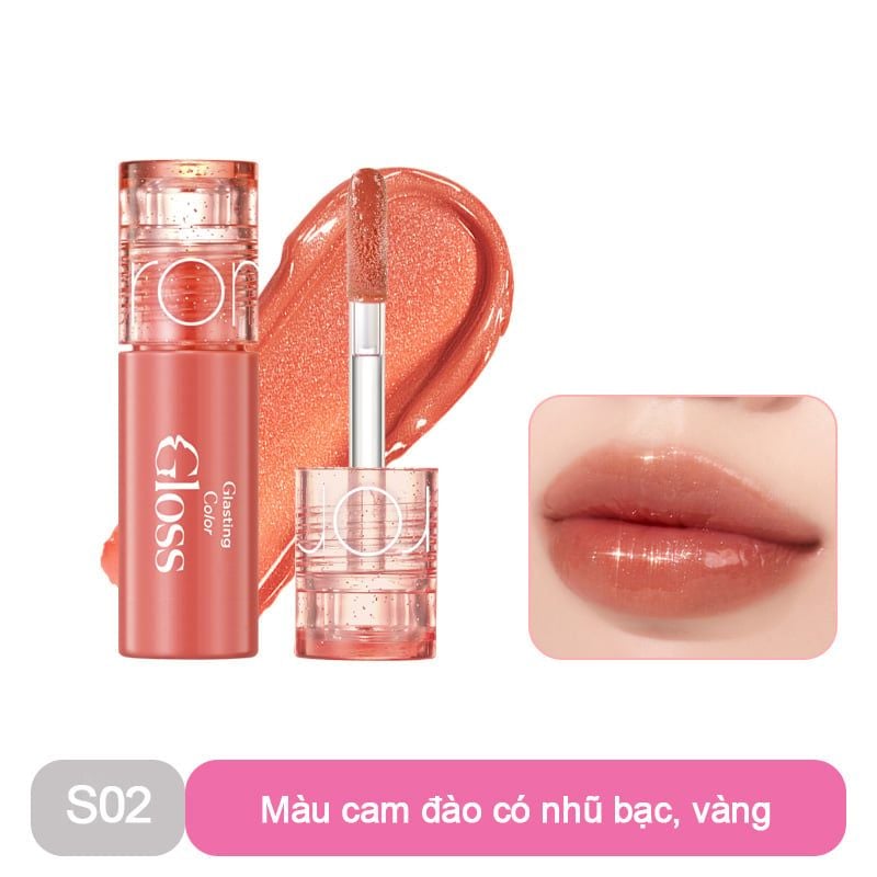 [MINI PINK] Son Tint Lì Romand The Juicy Lasting Tint 1g & Son Bóng Romand Glasting Color Gloss 2g