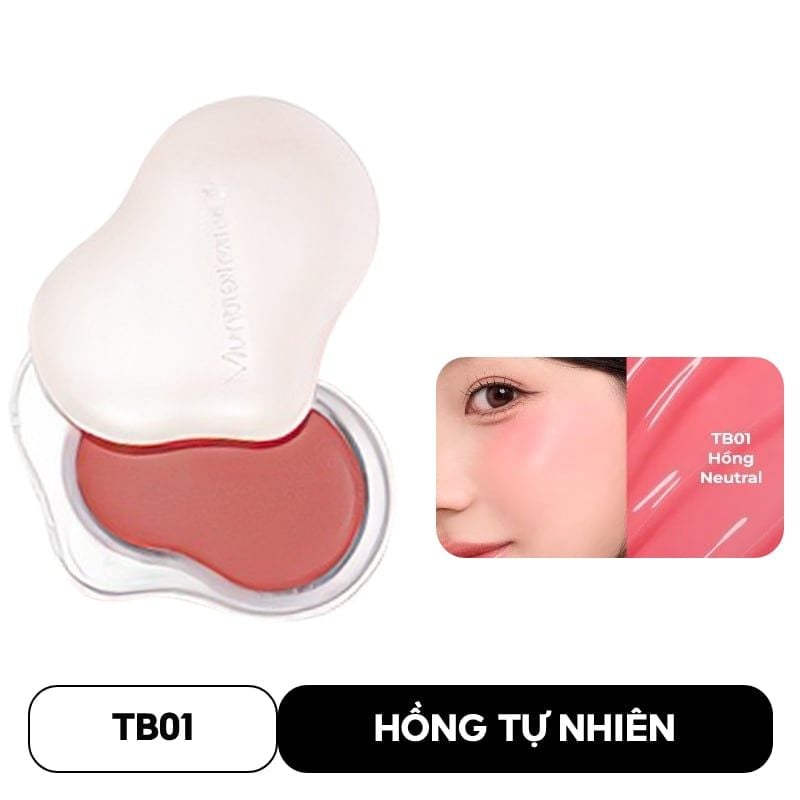 Má Hồng Kem Murmurmuse Căng Bóng Radiance Cream Blush 2.2g