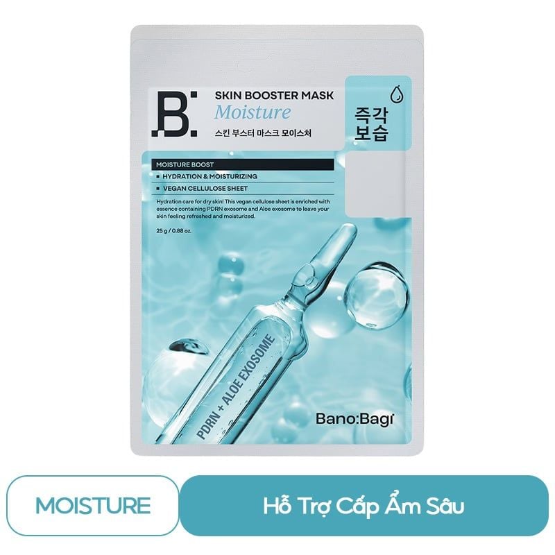 Mặt Nạ Banobagi Chăm Sóc Da, Cấp Ẩm, Hỗ Trợ Dưỡng Sáng Da Skin Booster Mask 25g