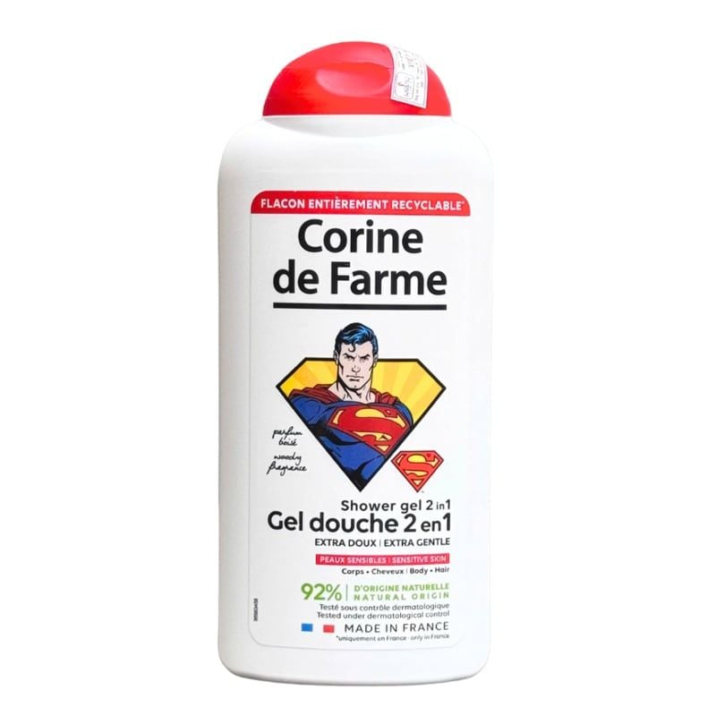 Sữa Tắm Và Gội Cho Bé Corine de Farme Shower Gel 2in1