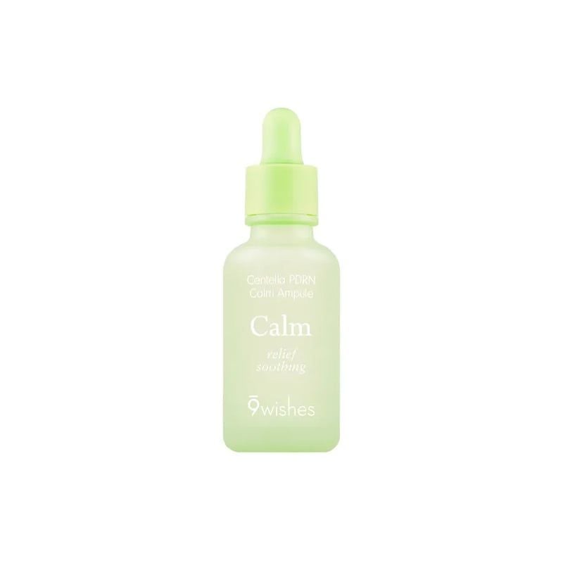 Serum 9 Wishes Rau Má, Hỗ Trợ Phục Hồi, Làm Dịu Da Centella Pdrn Calm Ampule 30ml
