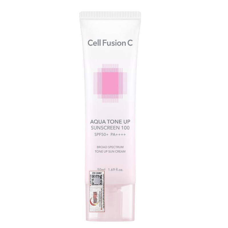 Kem Chống Nắng Cell Fusion C Nâng Tông, Cấp Ẩm Căng Bóng Aqua Tone Up Sunscreen 100 Spf 50+ Pa++++