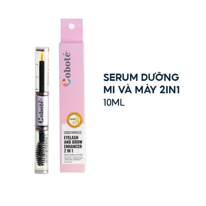 Serum Dưỡng Mi COBOTÉ Mi Dài, Dày Coco Miracle Eyelash & Brow Enhancer