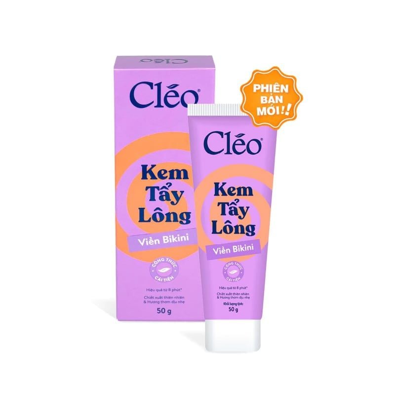 Kem Tẩy Lông Viền Bikini CLEO Từ Khoai Tây & Mật Ong Hair Removal Cream - Bikini Line 50g