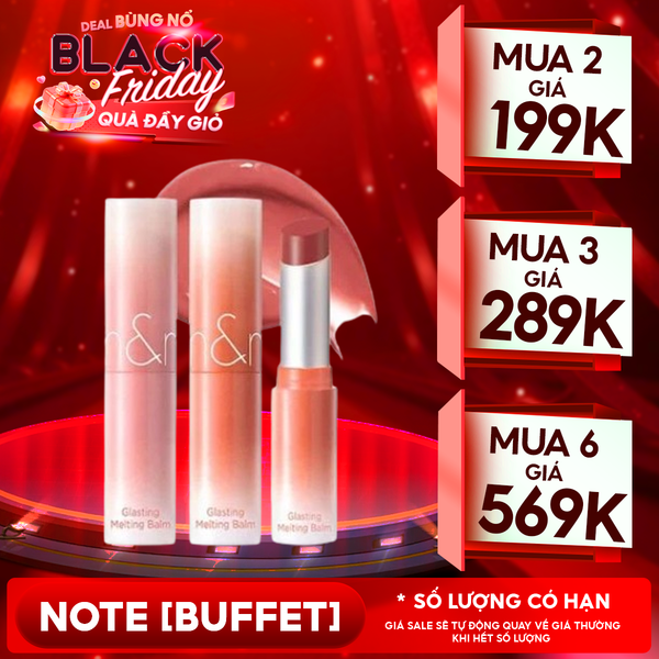  [DUSTY ON THE NUDE] Son Dưỡng Dạng Thỏi Có Màu Thuần Chay Romand Glasting Melting Balm 3.5g 