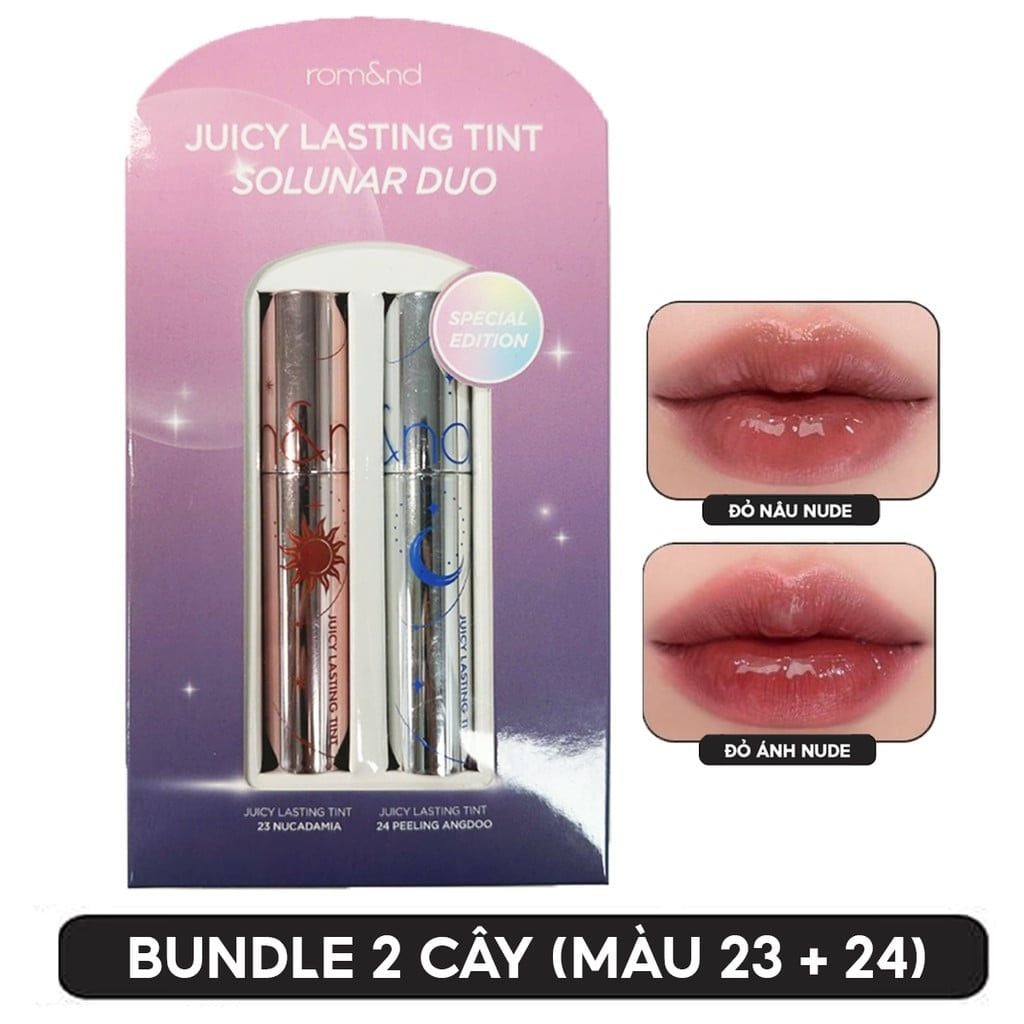 [NEW][Màu 1-39] Son Tint Lì Romand Căng Bóng The Juicy Lasting Tint