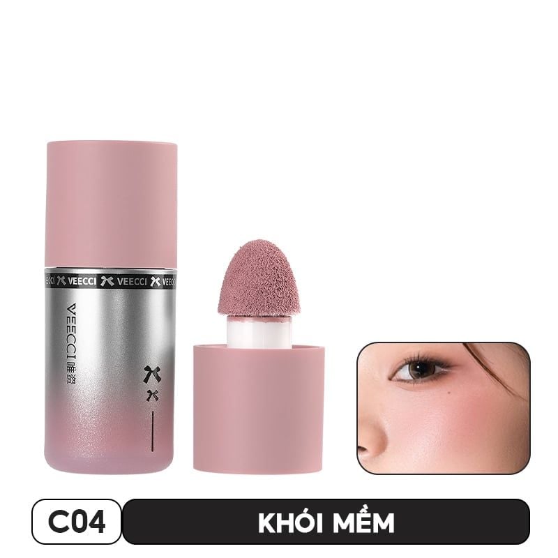 Má Hồng Dạng Kem VEECCI Liquid Like Water Powder Blusher 3.5g