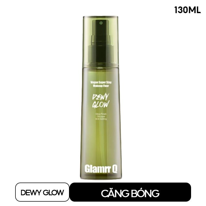 Xịt Khóa Nền Glamrr Q Cố Định Trang Điểm Thuần Chay Cho Da Nhạy Cảm Vegan Super Makeup Fixer