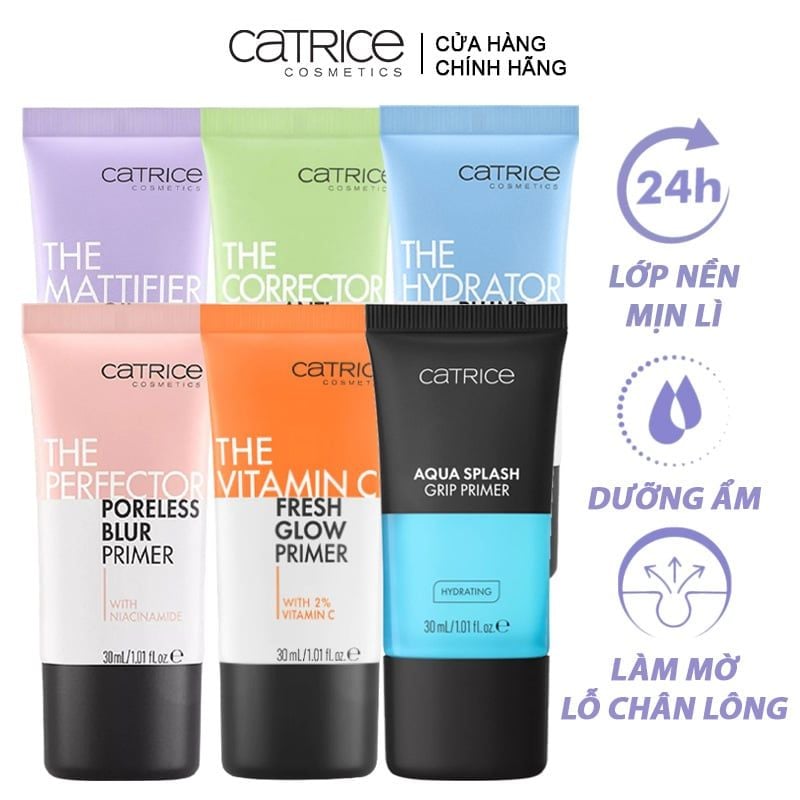 Kem Lót Catrice Kiềm Dầu, Dưỡng Ẩm, Làm Đều Màu Da Primer 30ml