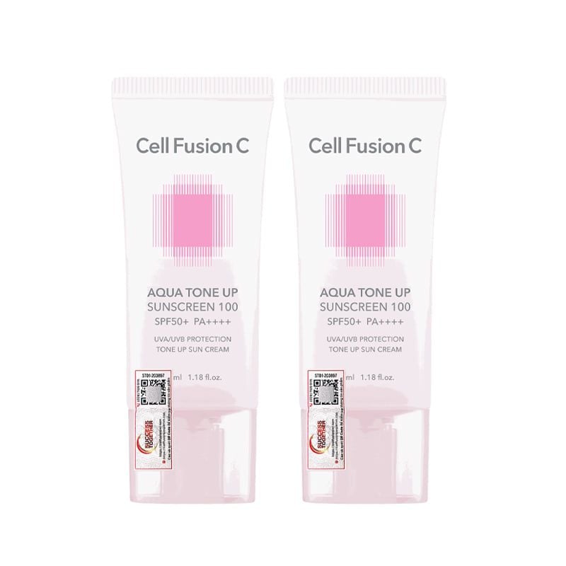 Kem Chống Nắng Cell Fusion C Nâng Tông, Cấp Ẩm Căng Bóng Aqua Tone Up Sunscreen 100 Spf 50+ Pa++++