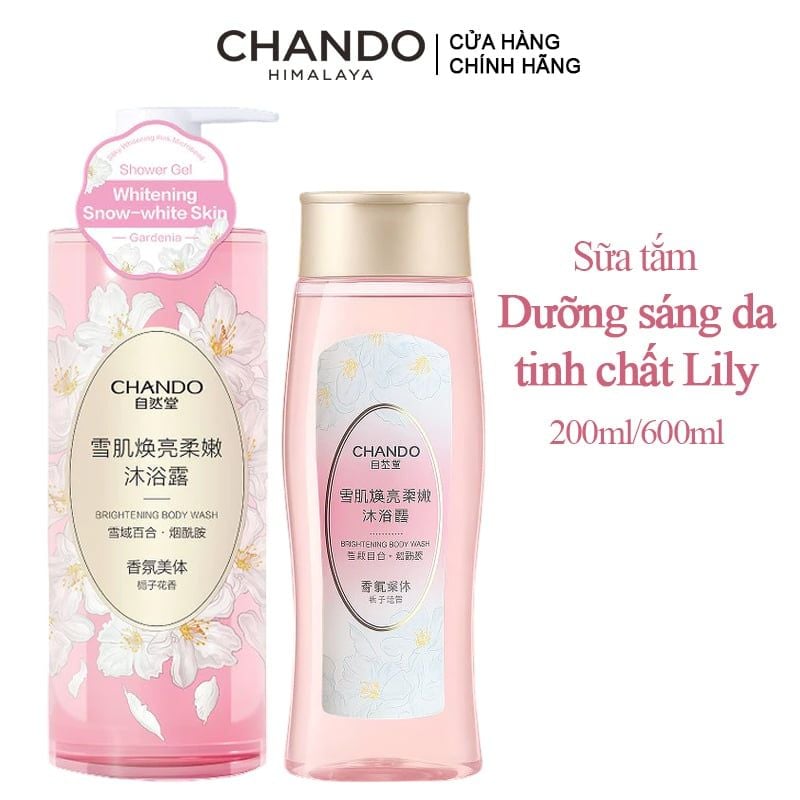 Sữa Tắm CHANDO Himalaya Dưỡng Trắng Da Brightening Body Wash