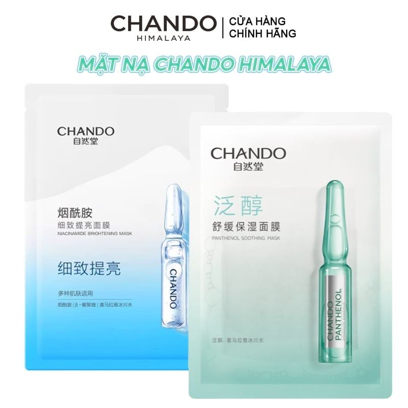 Mặt Nạ Cấp Ẩm, Hỗ Trợ Phục Hồi Da, Làm Trắng Da Chando Himalaya Mask