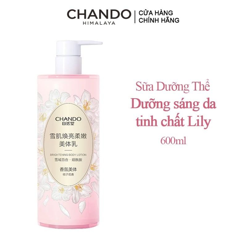 Sữa Dưỡng Thể CHANDO Himalaya Dưỡng Trắng Da Brightening Body Lotion 600g