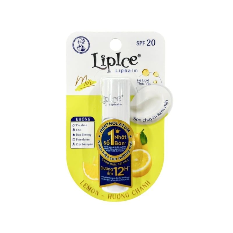 Son Dưỡng Không Màu LipIce Chuyển Kem Mịn Creamy Lipbalm SPF15 4.3g