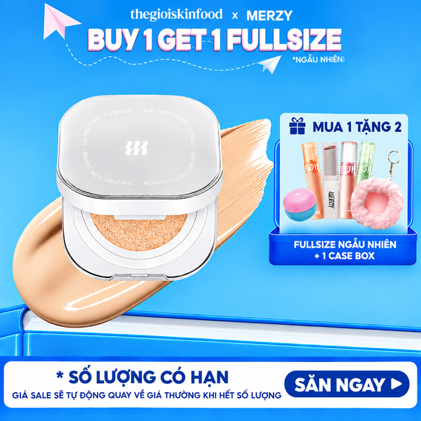  Phấn Nước Merzy Mịn Lì, Che Phủ Cao The Airy Filter Cushion SPF50+ PA+++ 11g 