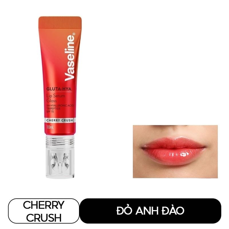 Son Dưỡng Có Màu Dạng Serum Vaseline Gluta-Hya Lip Serum Gloss 10ml