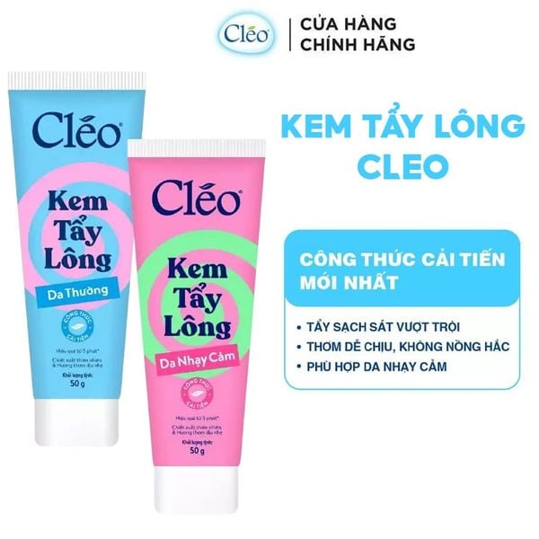  Kem Tẩy Lông CLEO Hair Removal Cream 