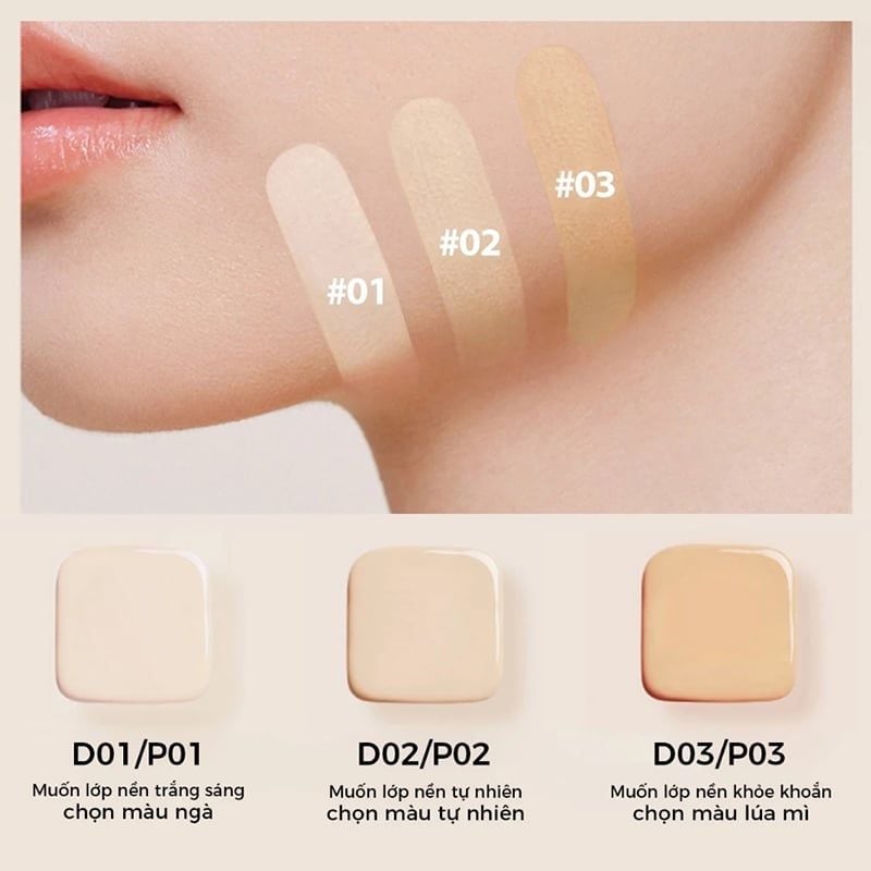 Kem Nền Dopi Che Phủ Cao, Lâu Trôi, Mỏng Nhẹ Tự Nhiên Radiant Skin-Nourishing Long-Wear Foundation 35ml