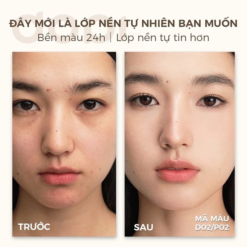 Kem Nền Dopi Che Phủ Cao, Lâu Trôi, Mỏng Nhẹ Tự Nhiên Radiant Skin-Nourishing Long-Wear Foundation 35ml