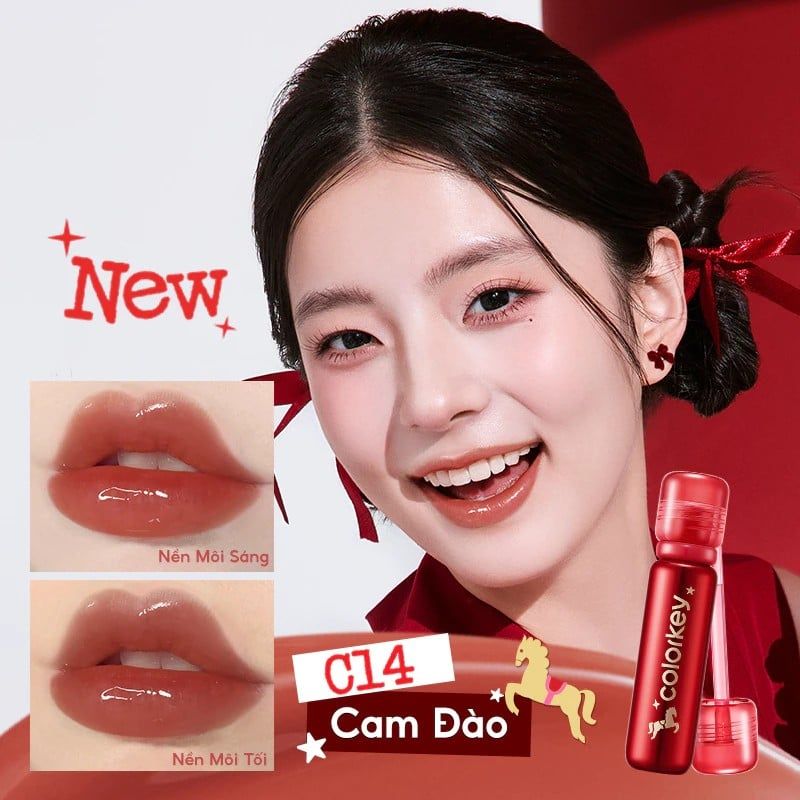 Son Bóng Colorkey Môi Căng Bóng, Dưỡng Ẩm Lasting Essence Lip Lacquer 3ml
