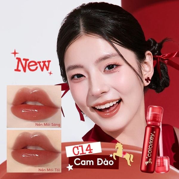  Son Bóng Colorkey Môi Căng Bóng, Dưỡng Ẩm Lasting Essence Lip Lacquer 3ml 
