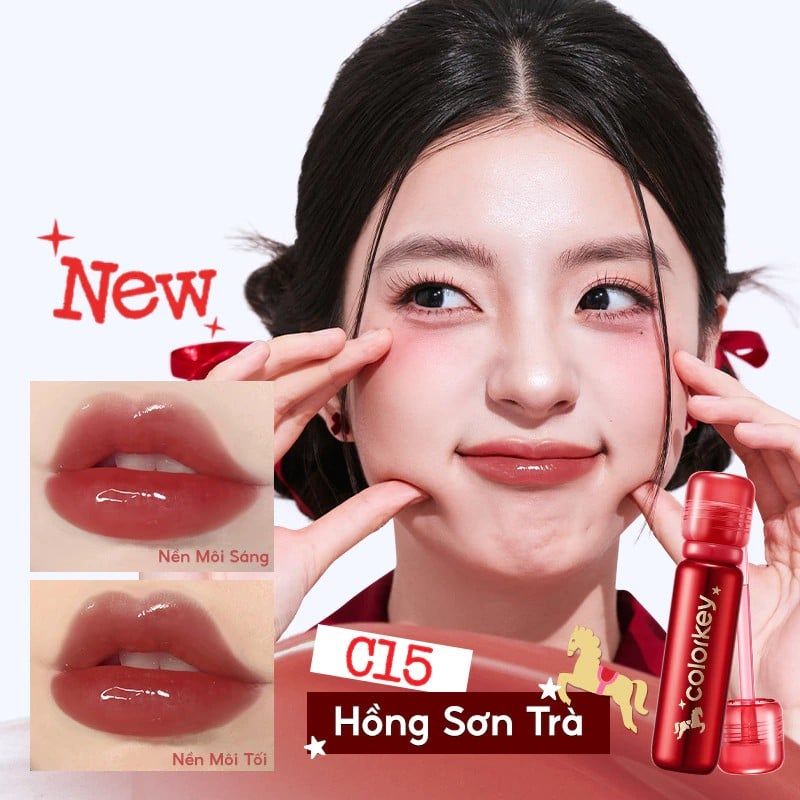 Son Bóng Colorkey Môi Căng Bóng, Dưỡng Ẩm Lasting Essence Lip Lacquer 3ml