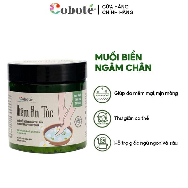  Muối Biển Ngâm Chân Thư Giãn COBOTÉ Aromatherapy Foot Soak (Diêm An Túc) 