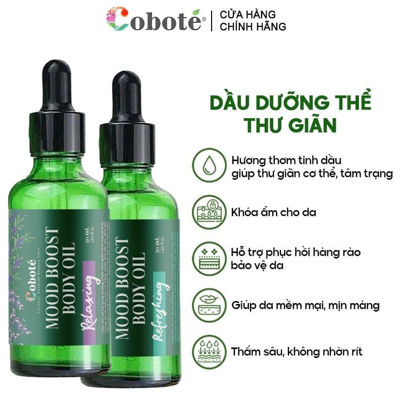Dầu Dưỡng Thể Thư Giãn COBOTÉ Mood Boost Body Oil 50ml