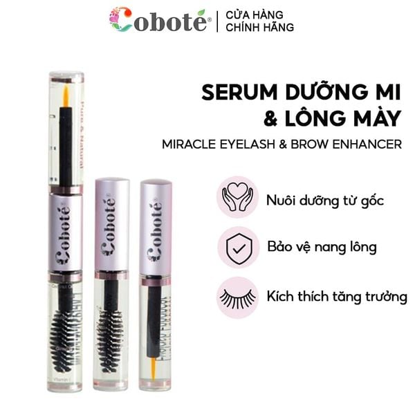 Serum Dưỡng Mi COBOTÉ Mi Dài, Dày Coco Miracle Eyelash & Brow Enhancer 
