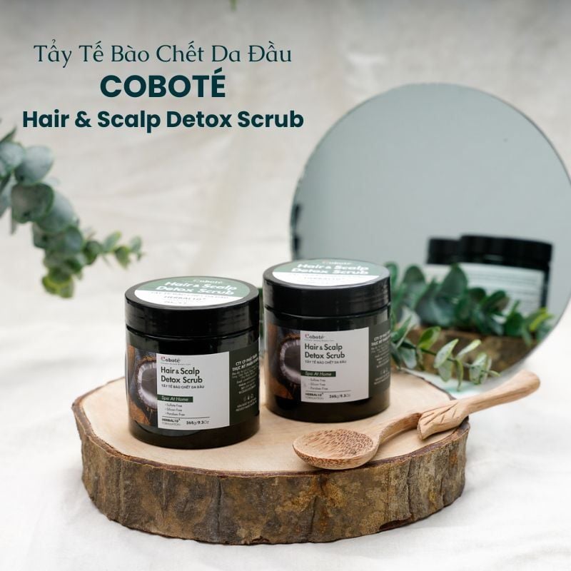 Tẩy Tế Bào Chết Da Đầu COBOTÉ Hair & Scalp Detox Scrub