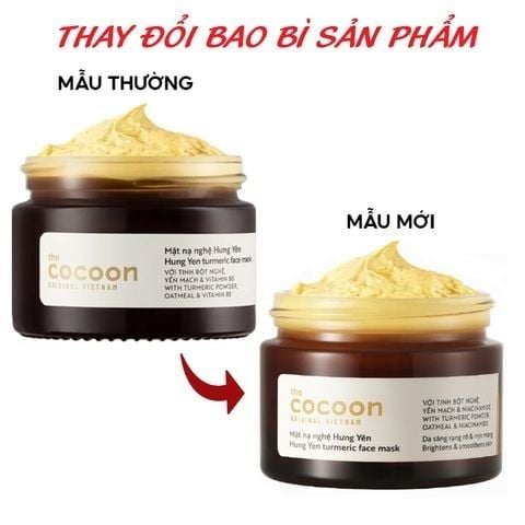 Mặt Nạ Rửa Cocoon Chiết Xuất Nghệ Hưng Yên Turmeric Face Mask 30ML