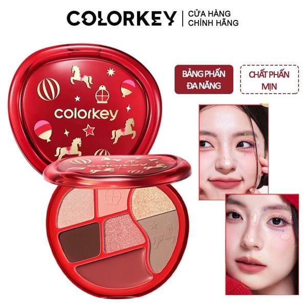  Bảng Phấn Mắt Đa Năng 7 Trong 1 Tiện Lợi Colorkey Playful Color Multi Palette 04 13g 