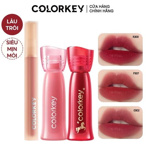 Son Kem Lì Colorkey Siêu Mịn Môi Soft Matte Water Tint