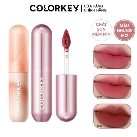 Son Kem Bùn Colorkey Mềm Mịn Như Nhung Mousse Lip Mud Matte 2g